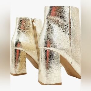 Gold Veronica Booties 8.5
